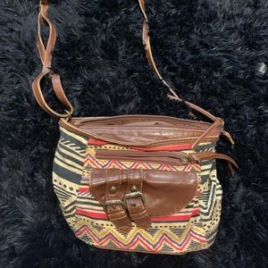Brown crossbody bag